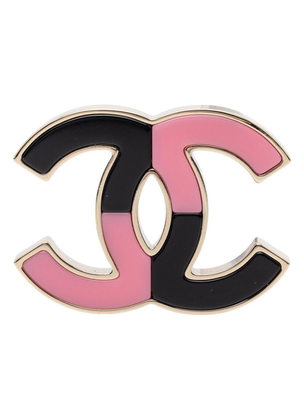 Chanel Cc Logo Brooch Gold-Tone Metal #299602C10B